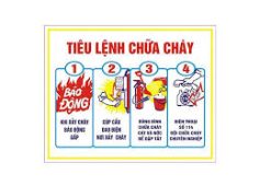 Nội quy tiêu lệnh
